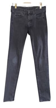 Rag & Bone Black Skinny Jeans Low Rise Women's 27 Old‎ Money Luxury Goth ~flaw